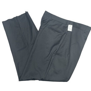 Jos A Bank Men 36x29 Black Dress Pants Flat Front No hem Front Lined Lightweight